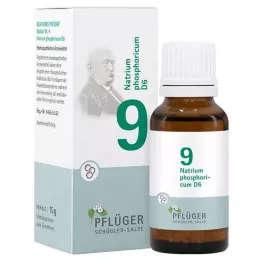 BIOCHEMIE Pflüger 9 Natrium phosphoricum D 6 Glob., 15 g