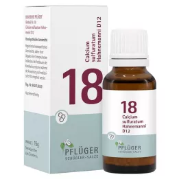 BIOCHEMIE Pflüger 18 Calcium sulfuratum D 12 Glob., 15 g