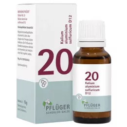 BIOCHEMIE Pflüger 20 Kaliumaluminium.svovl.D 12 Gl., 15 g