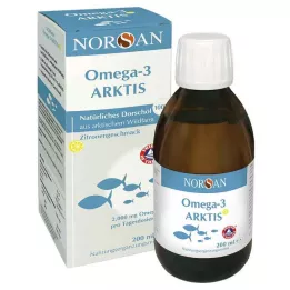NORSAN Omega-3 Arctic med vitamin D3 væske, 200 ml