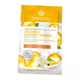 DERMASEL Døde Hav C-vitamin energimaske, 12 ml