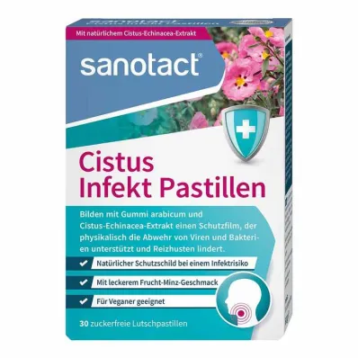 sanotact®Cistus Infektionspastiller, 30 stk