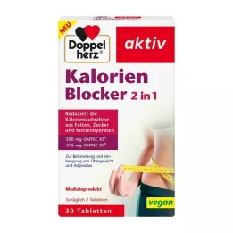 DOPPELHERZ Kalorieblokker 2i1 tabletter, 30 stk