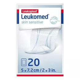 LEUKOMED hudfølsom steril 5x7,2 cm, 20 stk