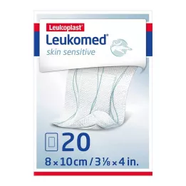 LEUKOMED hudfølsom steril 8x10 cm, 20 stk