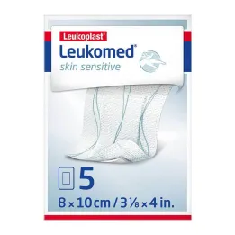 Leukomed® hudfølsom 8x10 cm, 5 stk