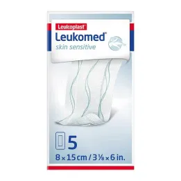 Leukomed® hudfølsom 8x15 cm, 5 stk