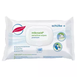 MIKROZID følsomme servietter premium Des.MP+Flä.Softp., 100 stk