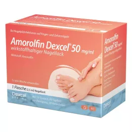 Amorolfine Dexcel 50 mg/ml aktiv ingrediens neglelak (2,5 ml)