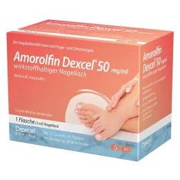 Amorolfin Dexcel® 50 mg/ml aktiv neglelak, 3 ml