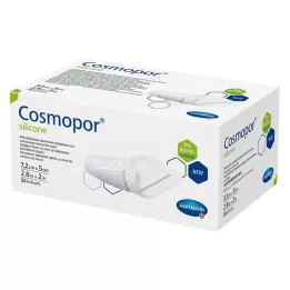 COSMOPOR silikone sårbandage 5x7,2 cm, 50 stk