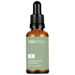 NATUREXTRAKT Premium 5% CBD olie, 30 ml