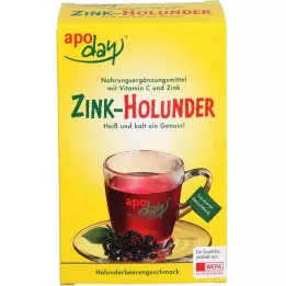 APODAY Zinkhyldebær + C-vitaminpulver, 10X10 g