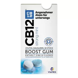 CB12 boost stærk mynte tyggegummi, 10 stk