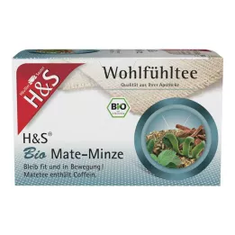 H&amp;S Organic Mate Mint Filterposer, 20X1,8 g