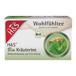 H&S Økologiske urtetefilterposer, 20X1,5 g