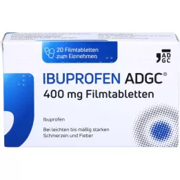 IBUPROFEN ADGC 400 mg filmovertrukne tabletter, 20 stk