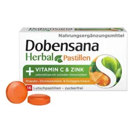 Dobensana Urtehonning Vitaminer C &amp; Zink Pastil.(16 stk.)