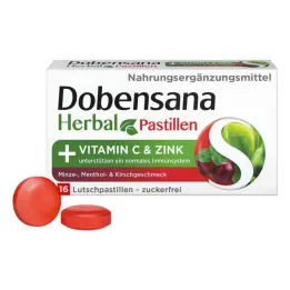Dobensana Urte Kirschgeschm.vit.c & Zink Pastil.(16 stk.)