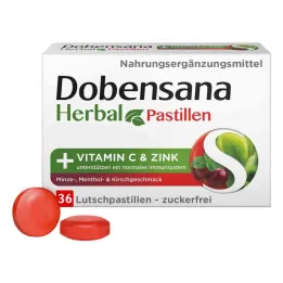 Dobensana Urte Kirschgeschm.vit.c &amp; Zink Pastil.(36 stk.)