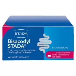 BISACODYL STADA 5 mg gastro-resistente overtrukne tabletter, 100 stk