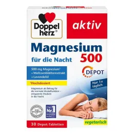 Doppelherz Magnesium 500 til nattabletter, 30 stk