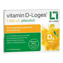 VITAMIN D-LOGES 7.000 IE ugentligt urtedepot, 30 stk