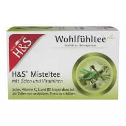 H&amp;S Mistelten te med selen og vitaminer filterposer, 20X2 g