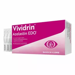 VIVIDRIN Azelastin EDO 0,5 mg/ml øjendråberopløsning i EDP, 20X0,6 ml