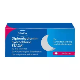 DIPHENHYDRAMINHYDROCHLORID STADA 50 mg tabletter, 20 stk