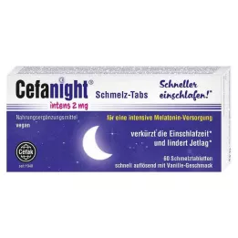 CEFANIGHT intens 2 mg smeltelige tabletter, 60 stk