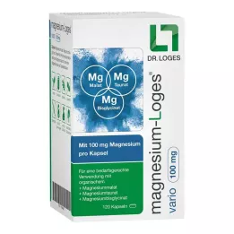 MAGNESIUM-LOGES vario 100 mg kapsler, 120 stk