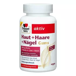 DOPPELHERZ Hud+Hår+Negle Gummi, 60 stk