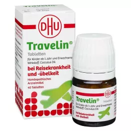 TRAVELIN Tabletter, 40 stk