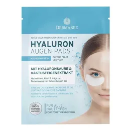 Dermasel Dead Sea Hyaluronic Eye Pads, 1 stk