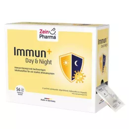 IMMUN+ DAY &amp; Natkapsler pose til 28 dage, 56X4 stk