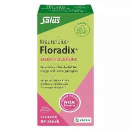 FLORADIX Jernfolinsyretabletter, 84 stk