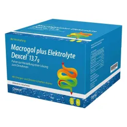 Macrogol plus elektrolytter Dexcel 13,7 g Ple, 50 stk