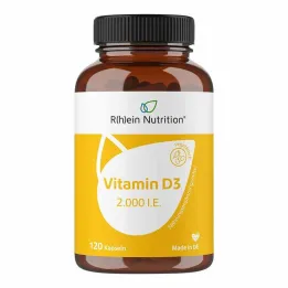 Vitamin D3 2.000 IE kapsler, 120 stk