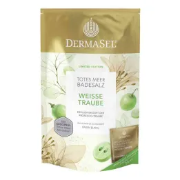 Dermasel Dødehavsbadesalt hvid drue (1 pakke)