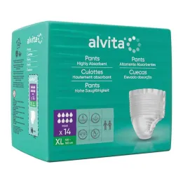 Alvita Inkontinensbukser maxi xl, 14 stk