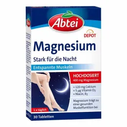 Abbey Magnesium Strong for the Night Depot Tabletter, 30 stk