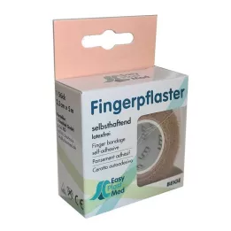 UM EASYPLAST Fingergips selvklæbende 2,5 cm x 5 m beige, 1 stk