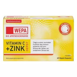 WEPA Vitamin C+Zink kapsler, 60 stk
