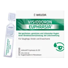Visiodoron Euphrasia øjendråber i monodoser, 10X0,4 ml