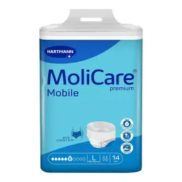 Molicare Premium Mobile 6 dråber str. L, 14 stk