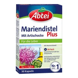 Abtei Marindistel Plus kapsler med artiskok, 30 stk