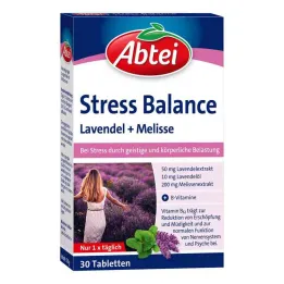 Abbey Stress Balance Lavendel + Melissa Tabletter Tf (30 stk.)