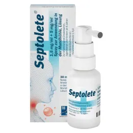 Septolete 1,5 mg/ml + 5 mg/ml spray, 30 ml