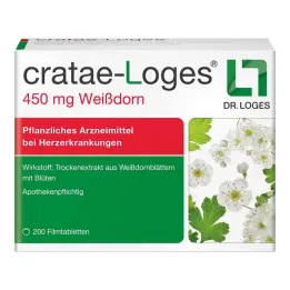 cratae-Loges 450 mg tjørn filmovertrukne tabletter, 200 stk